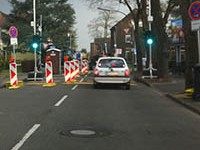 Baustelle und Verkehrsänderung in Zündorf!